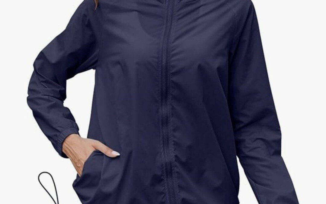 Lightweight Windbreaker Rainjacket – $9.99 shipped!